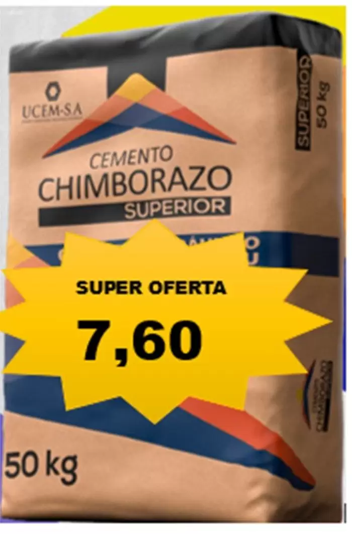 $ 7 Super oferta de cemento Chimborazo